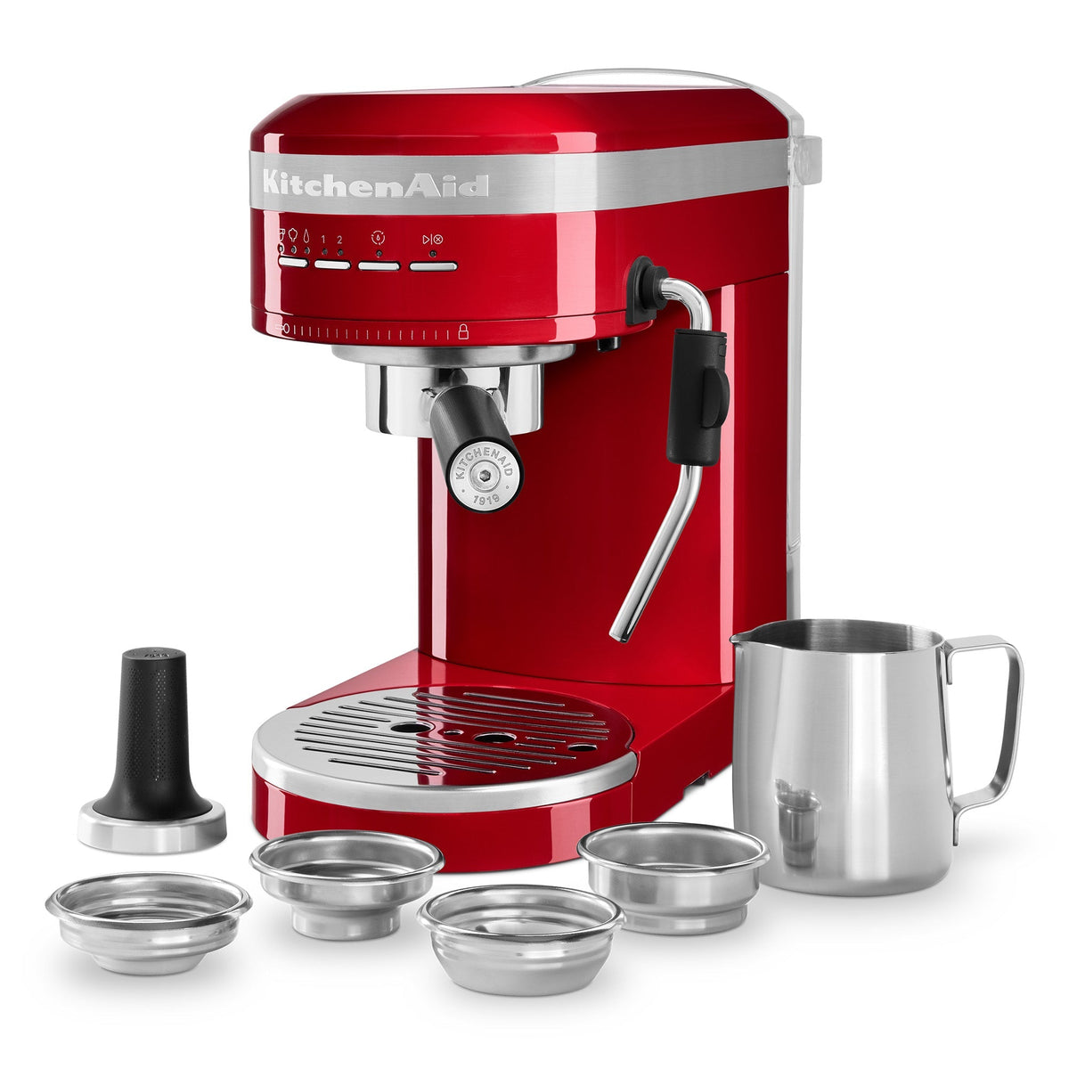 KitchenAid Semi-Automatic Espresso Machine - Empire Red