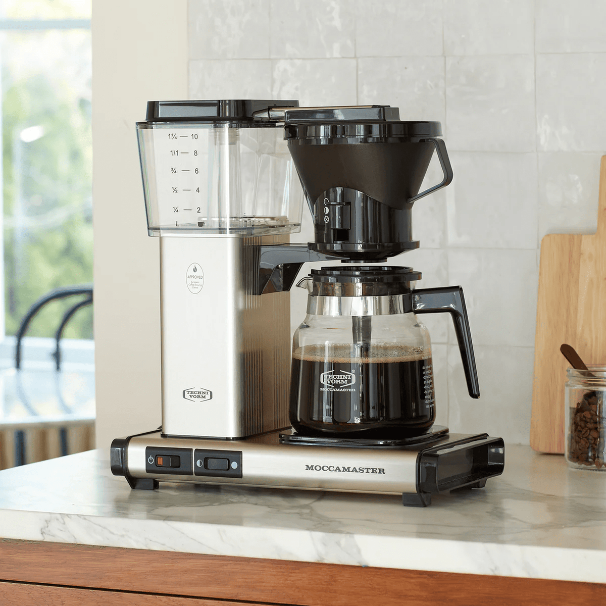 Technivorm Moccamaster KB Coffee Maker, Brushed Silver #59691
